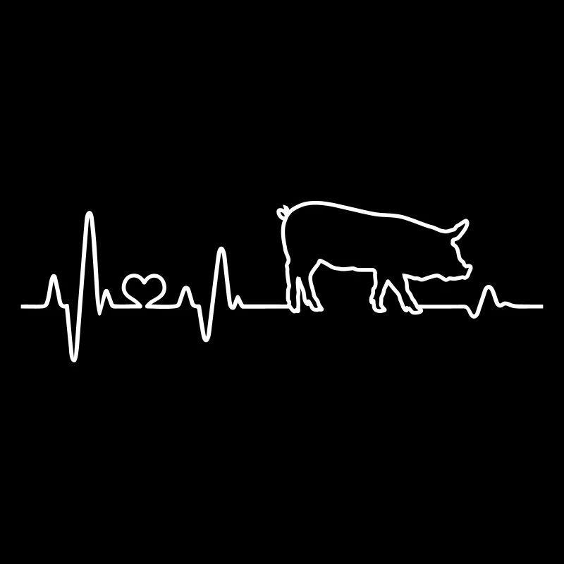 Battement de cœur de cochon J’aime les cochons les cochons