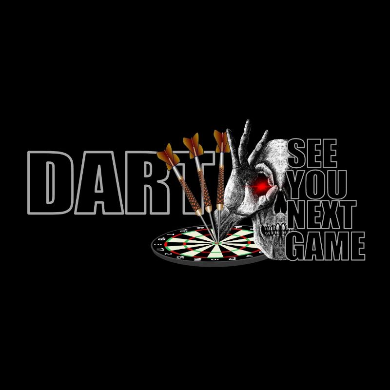 Dart Skull See You Next Game, Dartdesign Darts