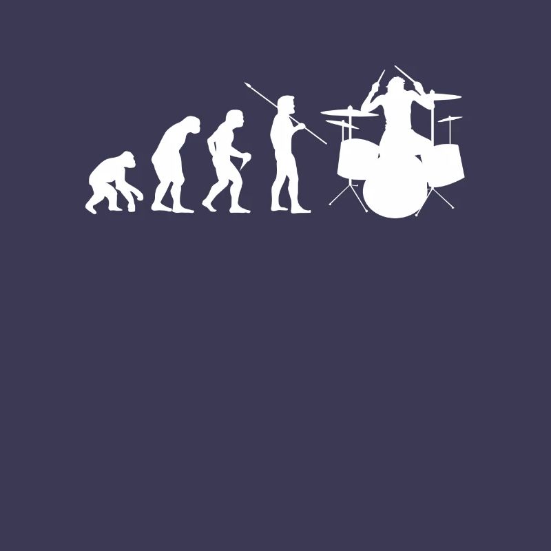 Human Evolution Drum Musician Drummer