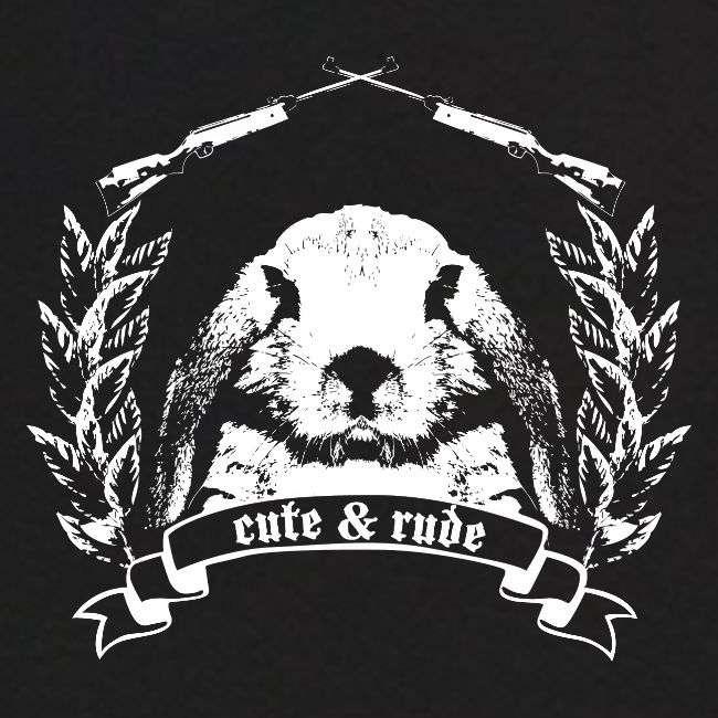 cute & rude hase kaninchen häschen bunny karnickel