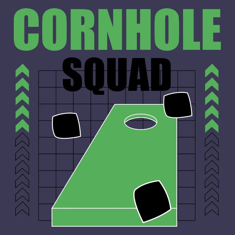 Cornhole Squad Ironic Quote Sack Tossing