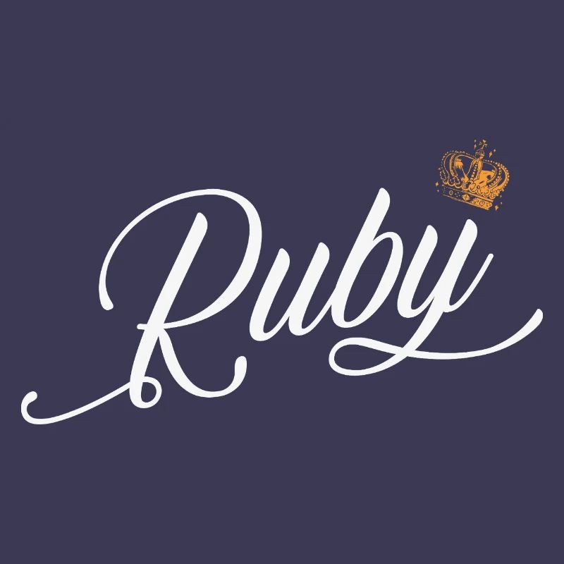 Ruby Custom Name for Women Kids Toddlers - Ruby