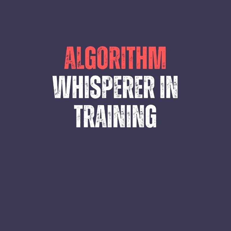 Chuchoteur d’algorithme en formation Drôle de technologie de codage