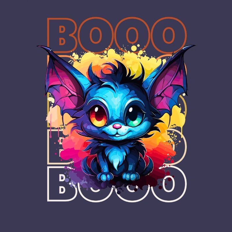 Chibi Swoop & Booo! Nighttime Flutter Tee!