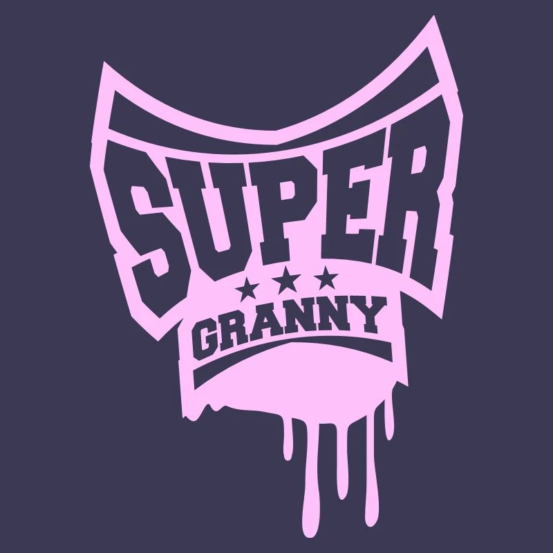 Super Granny Stempel Oma Graffiti Großmutter