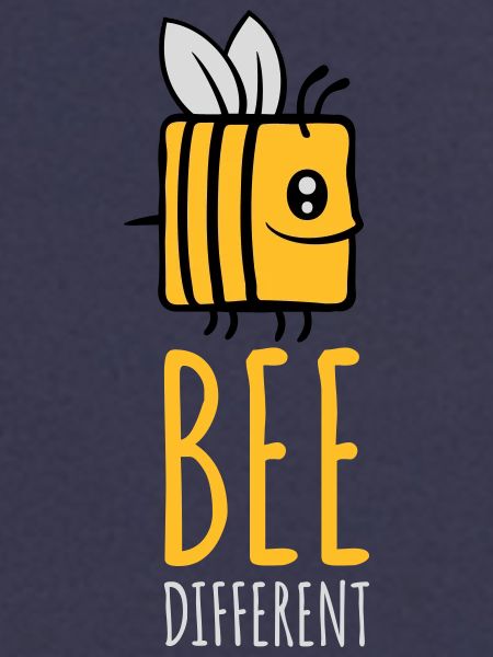 bee different Spruch Zitat