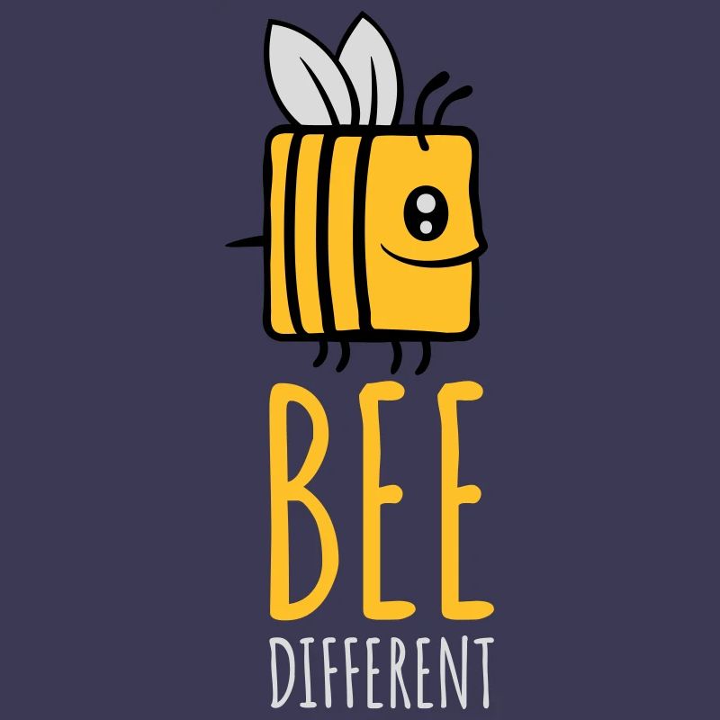 bee different Spruch Zitat