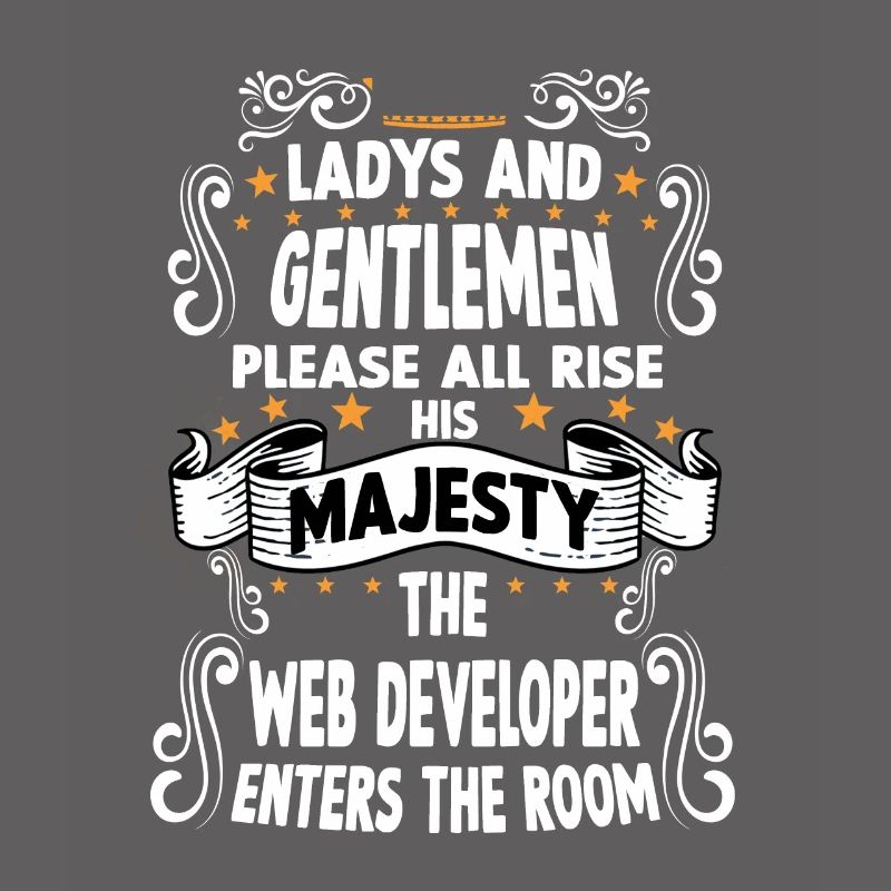 web developer T witziges Spruch Motiv Webdeveloper