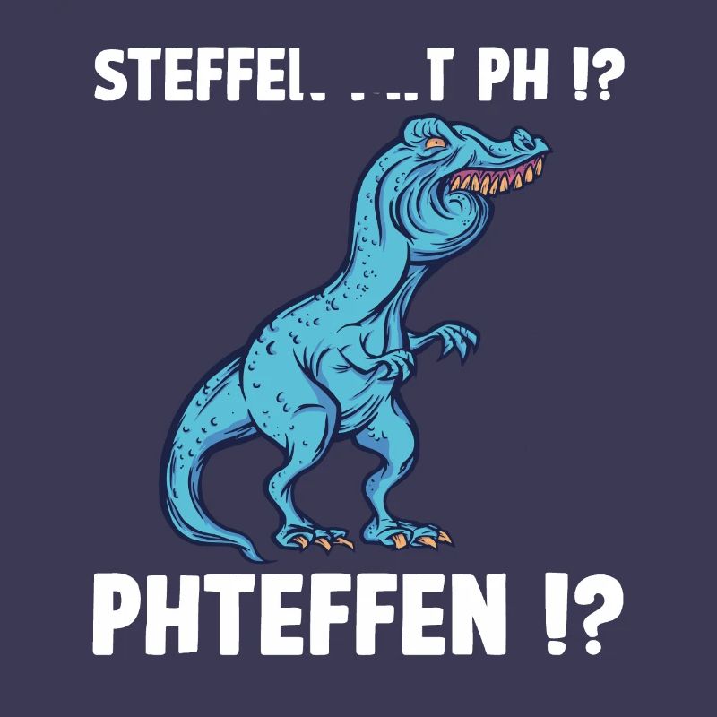 TRex Meme Dinosaur with Overbite Steffen with ph