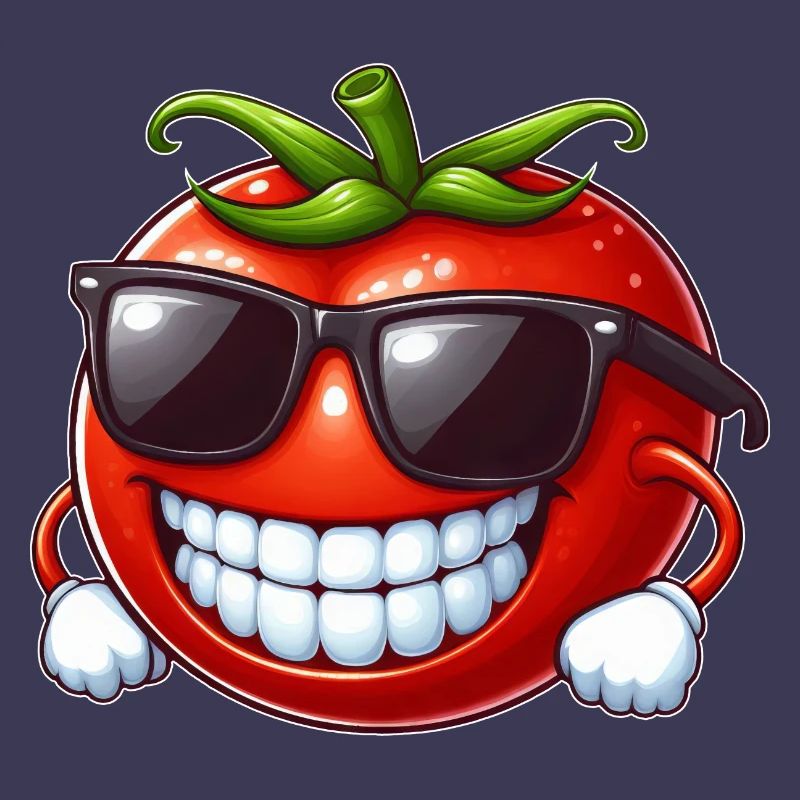 Cool Tomato Sunglasses Red Fruit Funny