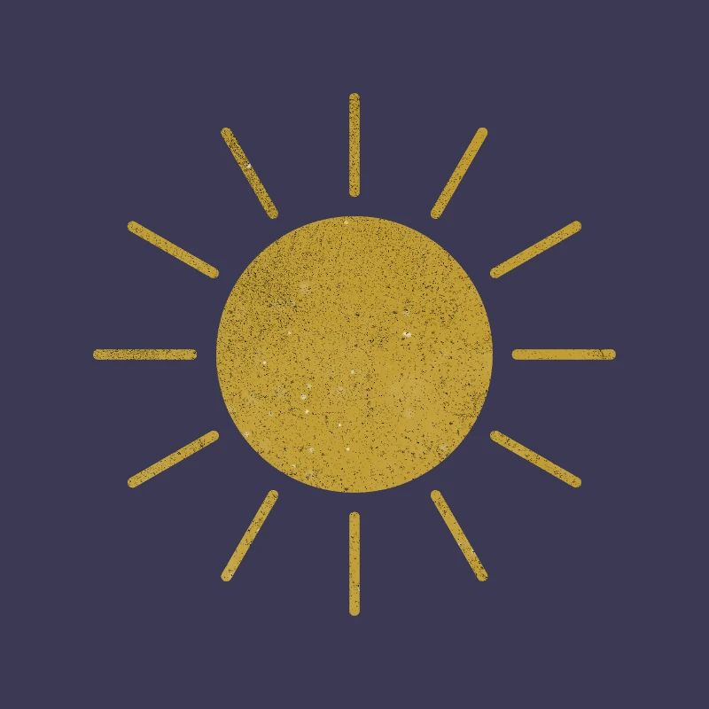 Bright Sun: Minimalist Solar Graphics