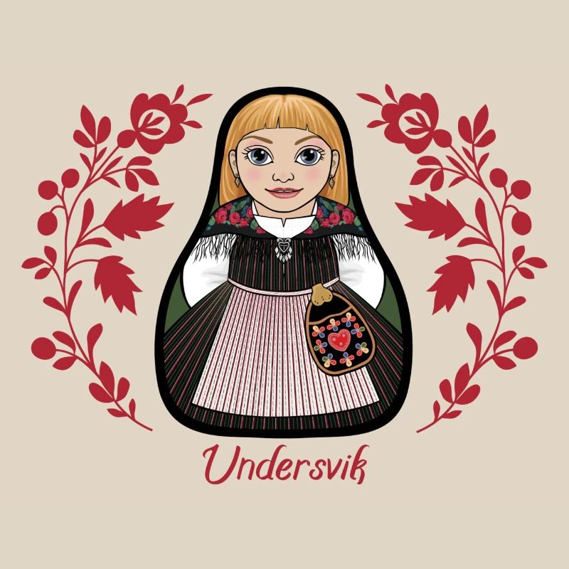UndervikStinta avec des fleurs