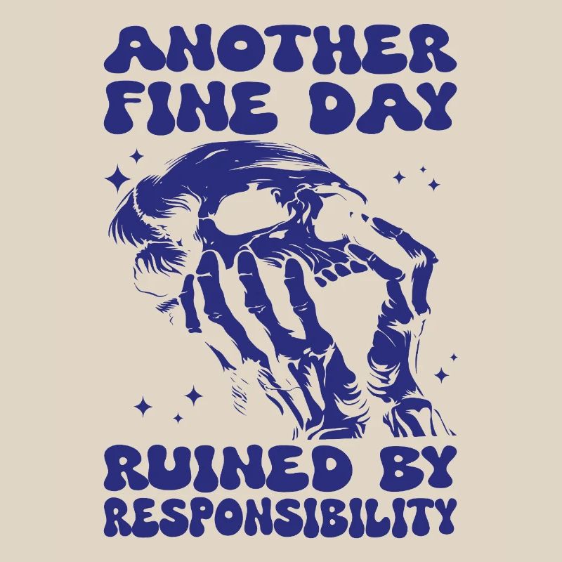 Skeleton Skull Responsibility Halloween