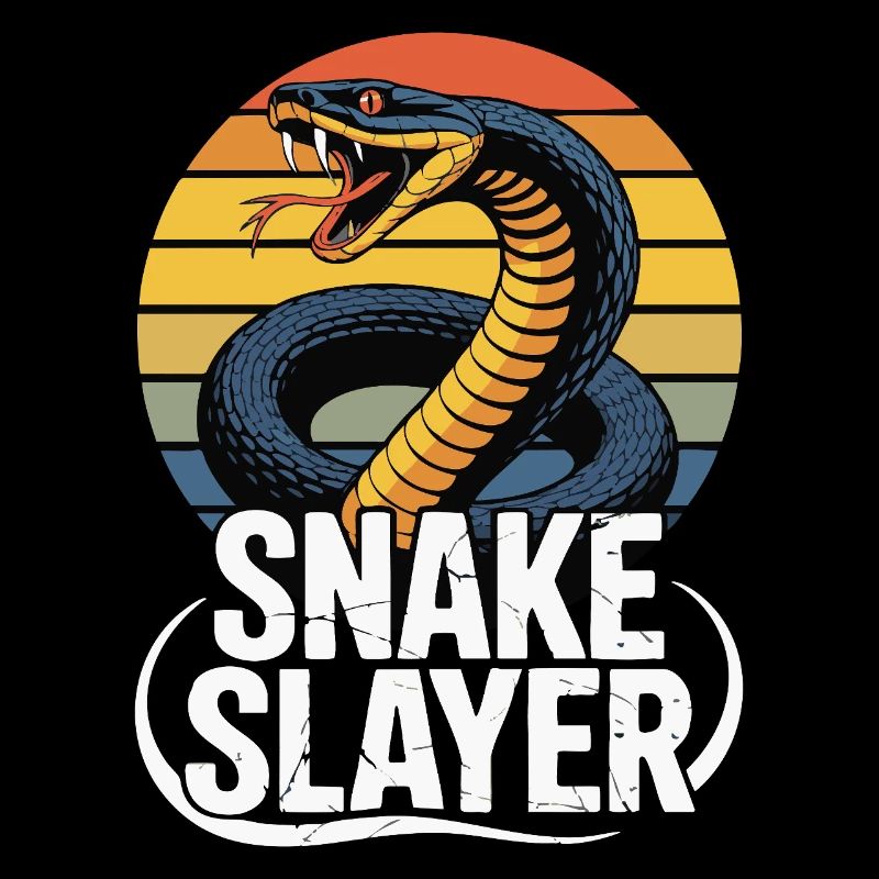 Snake hunter – Retro Schlange Design