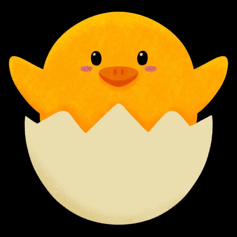 Easter Chick in Egg