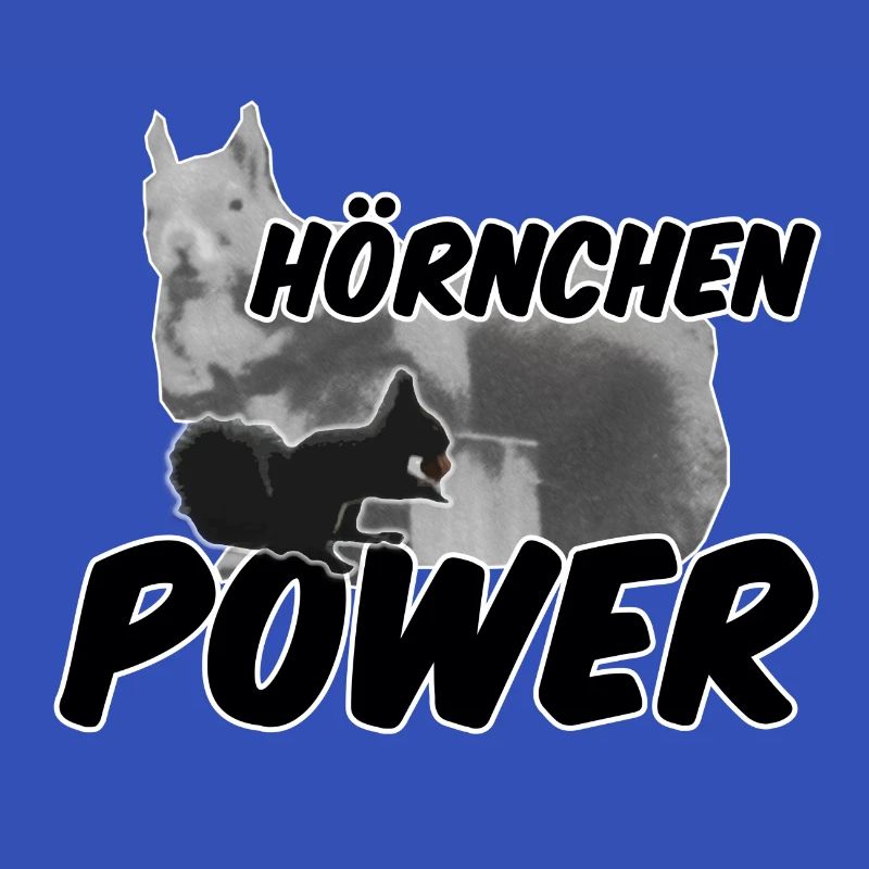 Hörnchenpower Eichhörnchen Tiere Spruch