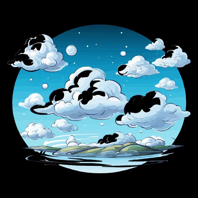 Nuages célestes au-dessus de l’archipel
