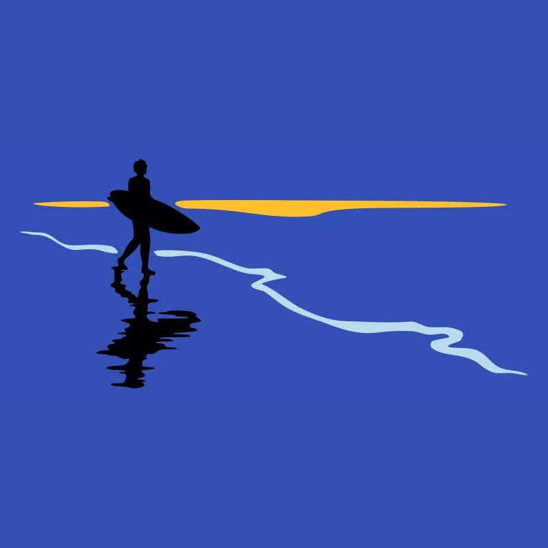 Surfer at the beach