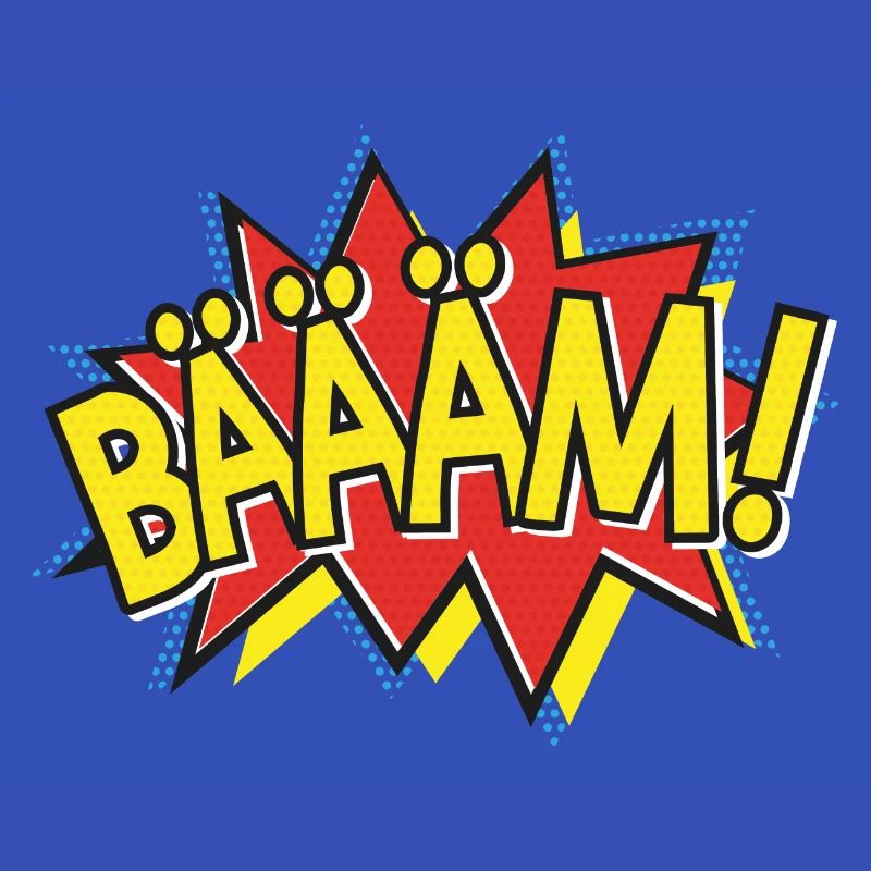 BÄÄÄM Comic Strip Action Bubble - Pop-Art Style