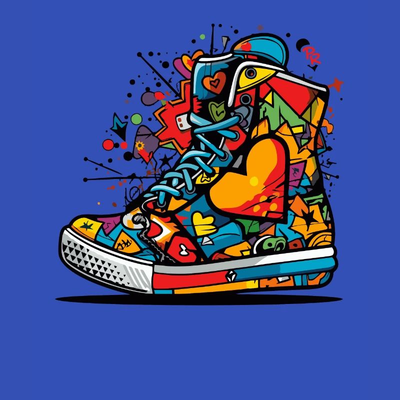 Liebe Sneaker Graffiti