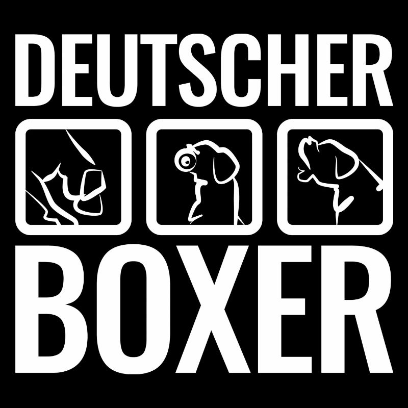 Deutscher Boxer white