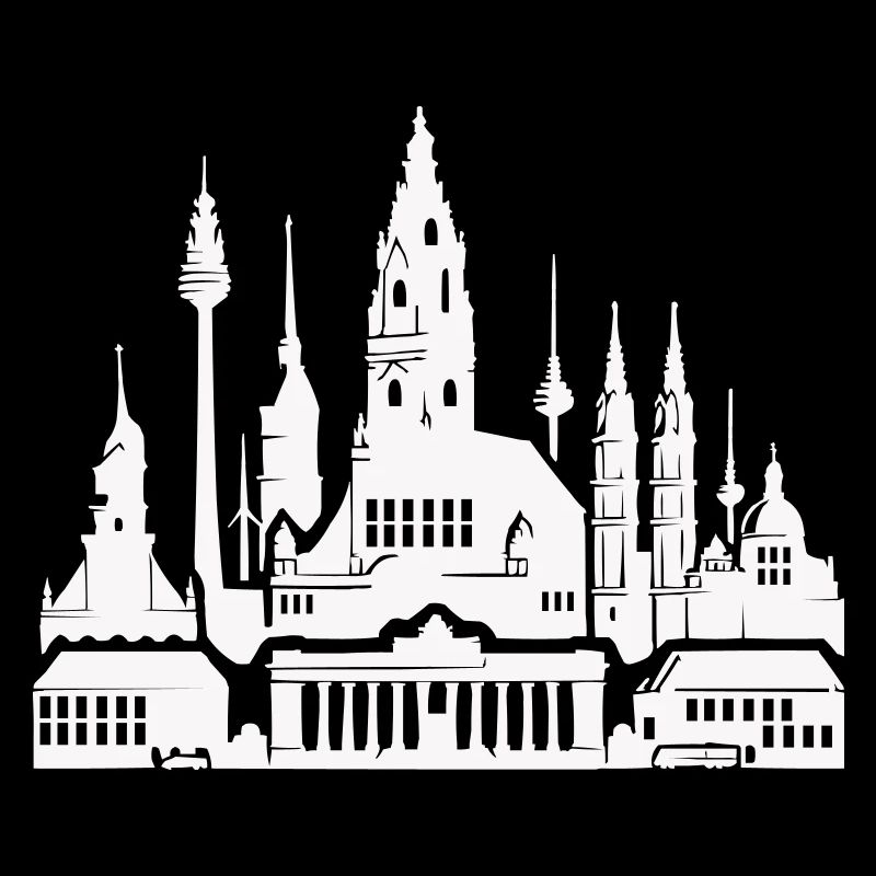 Leipzig skyline