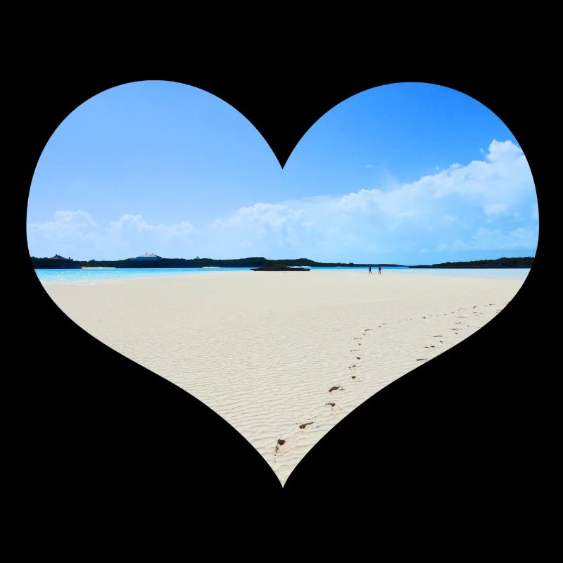 Banc de sable dans la mer