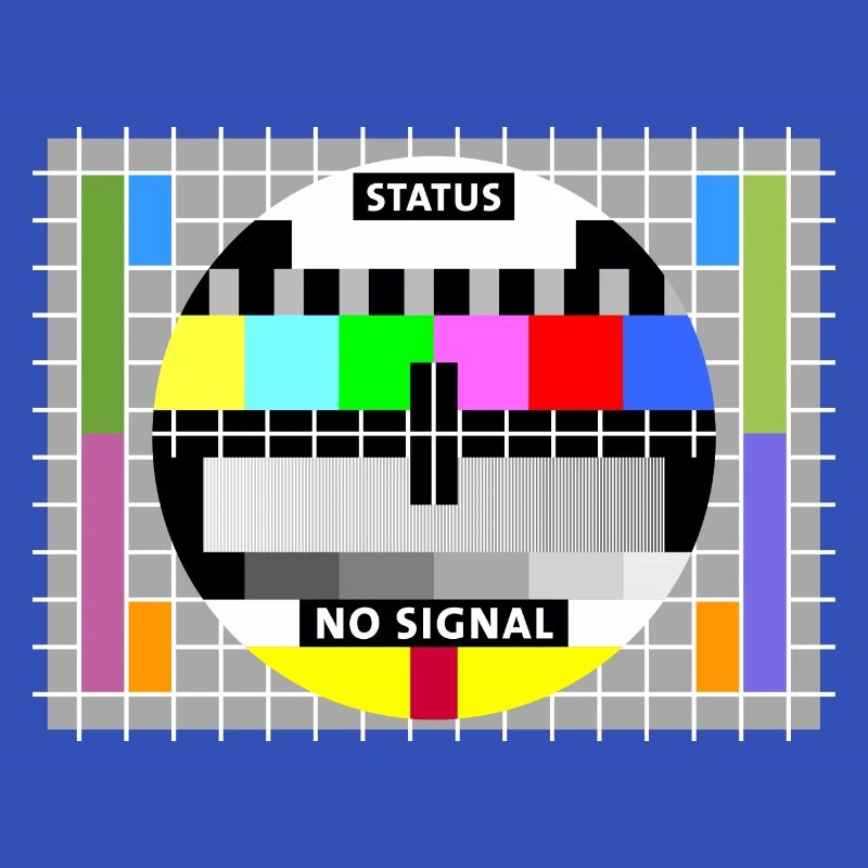 Test image test card status no signal screen display
