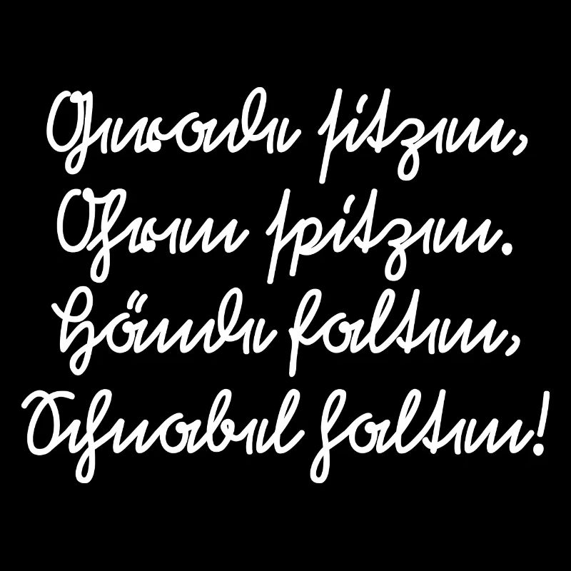 Class rules for the school in German script