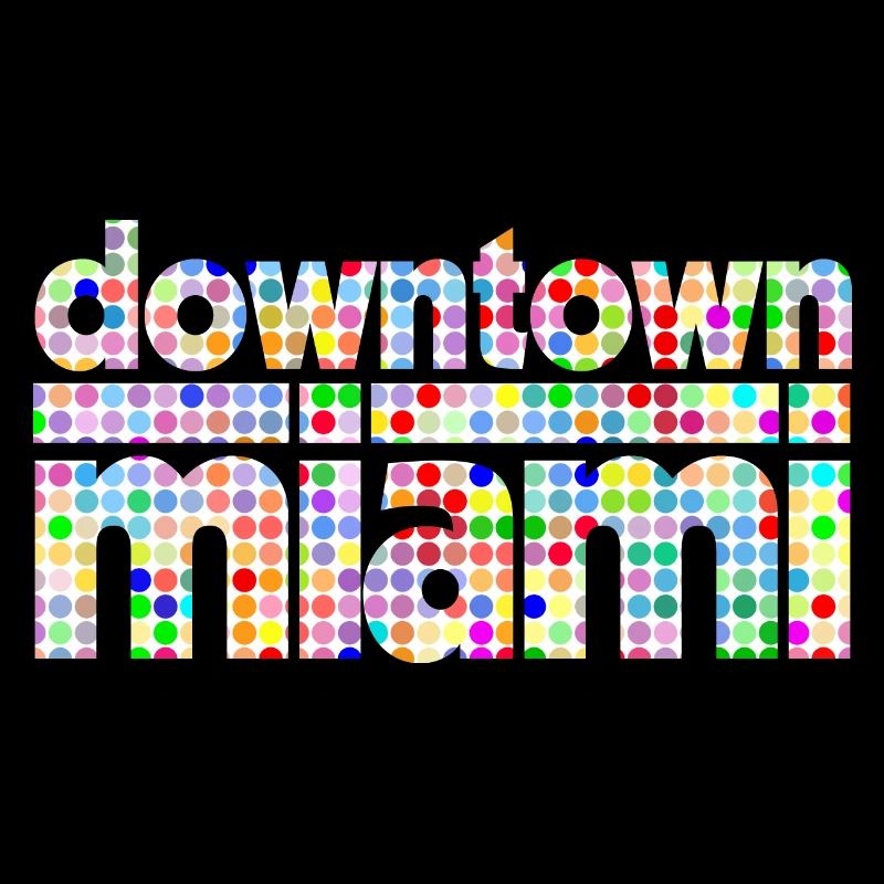 Downtown Miami Dots Style