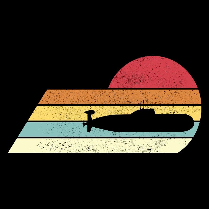 U-Boot U Boot U-Bootfahrer Retro Boot Vintage