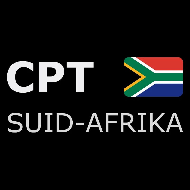 CPT SUID-AFRIKA white-lettered 400 dpi
