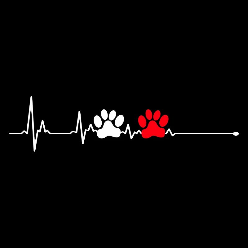 Chien Chat Heartbeat Cat Lover