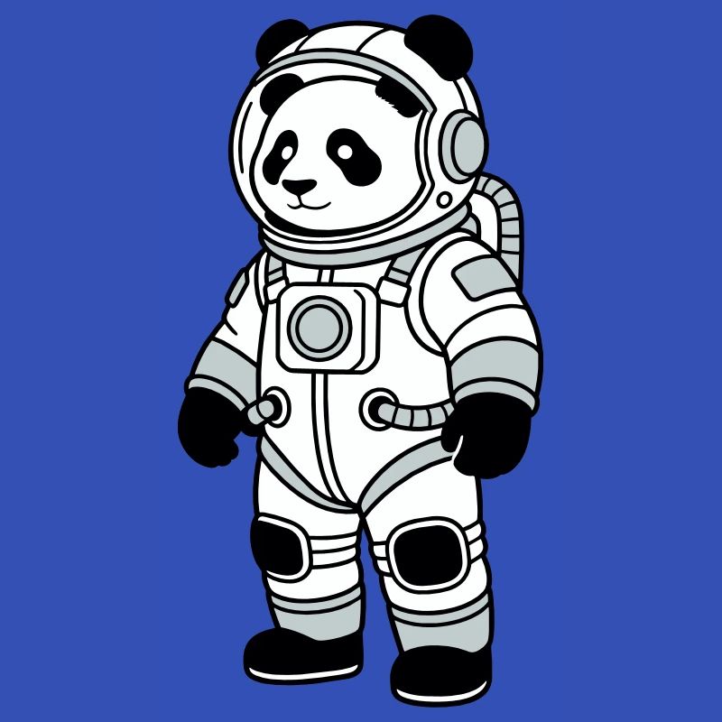 Combinaison spatiale panda bear