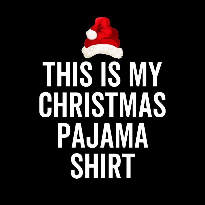 C’est ma chemise de pyjama de Noël