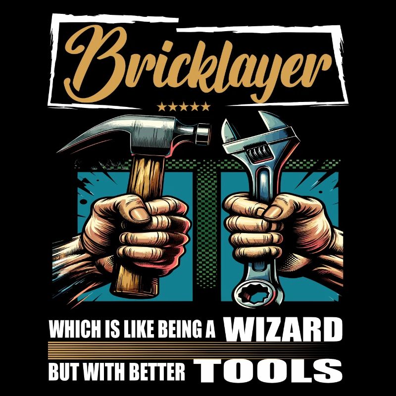 Bricklayer Beruf Spruch Arbeiter