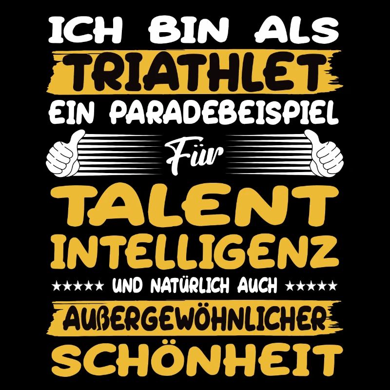 Triathlet ein Paradebeispiel Triathlet