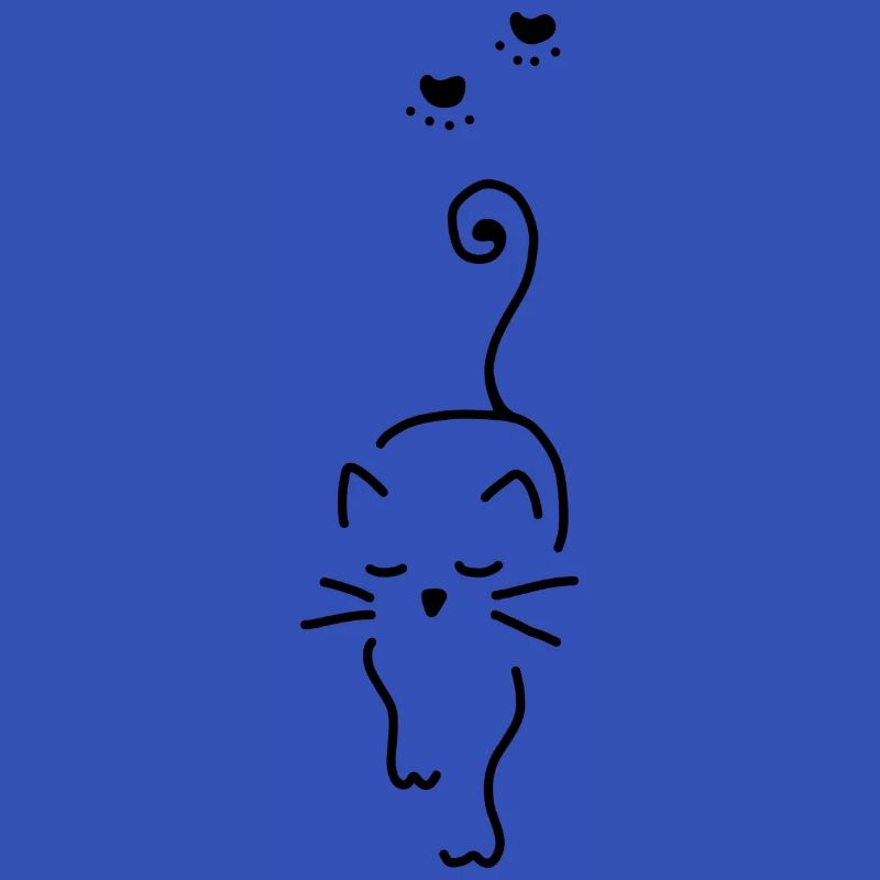 Empreinte de patte d'animal de compagnie de chat