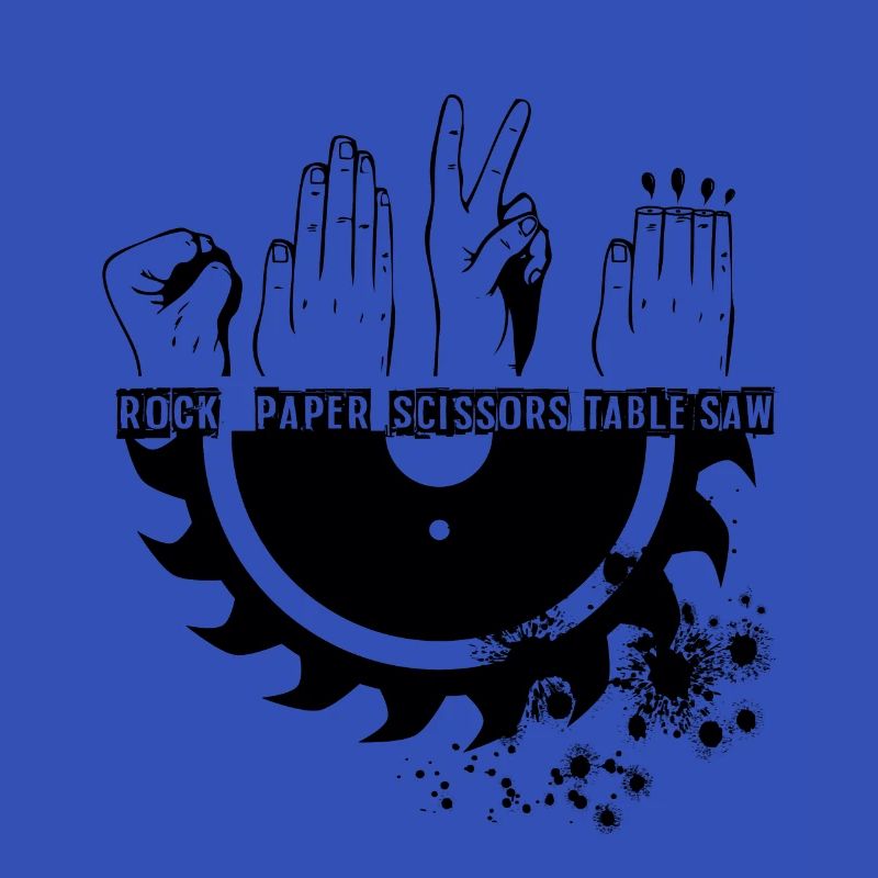 Scissors Stone Paper Circular Saw DIY Gift