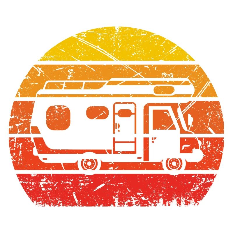 Vintage Sun and Camping -