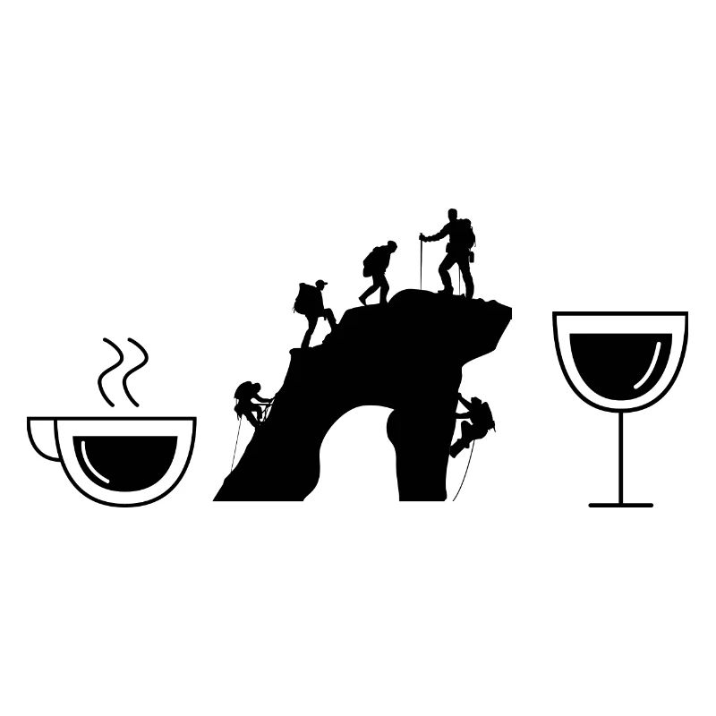 Kaffeewein und Klettern -