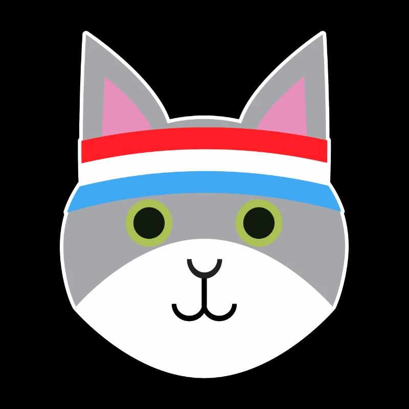 Jogging Katze