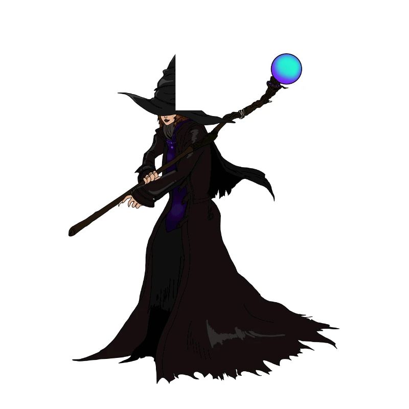 Cool witch like from fantasy book gift idea