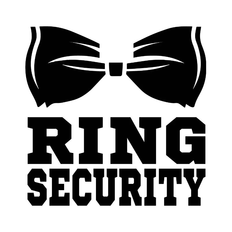Ring Security Mit Fliege Hochzeitsgeschenke