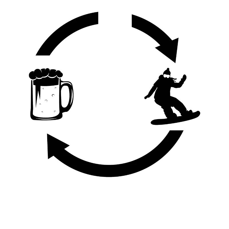 Beer loading arrows and snowboarding 1 -