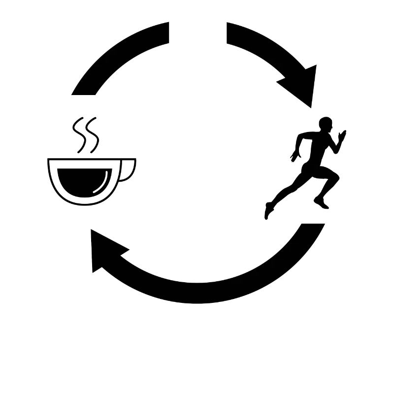Coffee load arrows and runs -