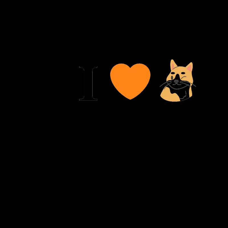 j 'aime le chat orange