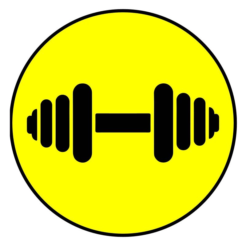 Dumbbell weights icon