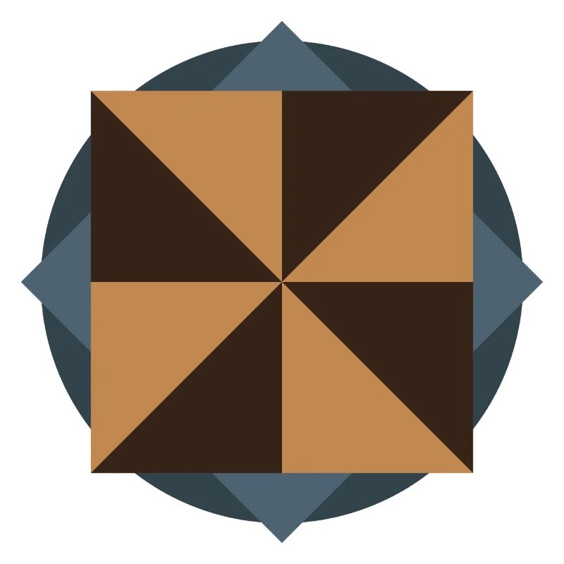 GÉOMÉTRIE DU NOYAU PYRAMIDAL | Œuvres d’art Basic Shapes