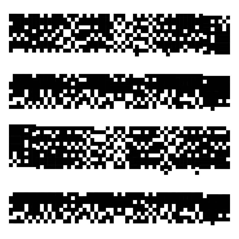 glitched pixelled lines
